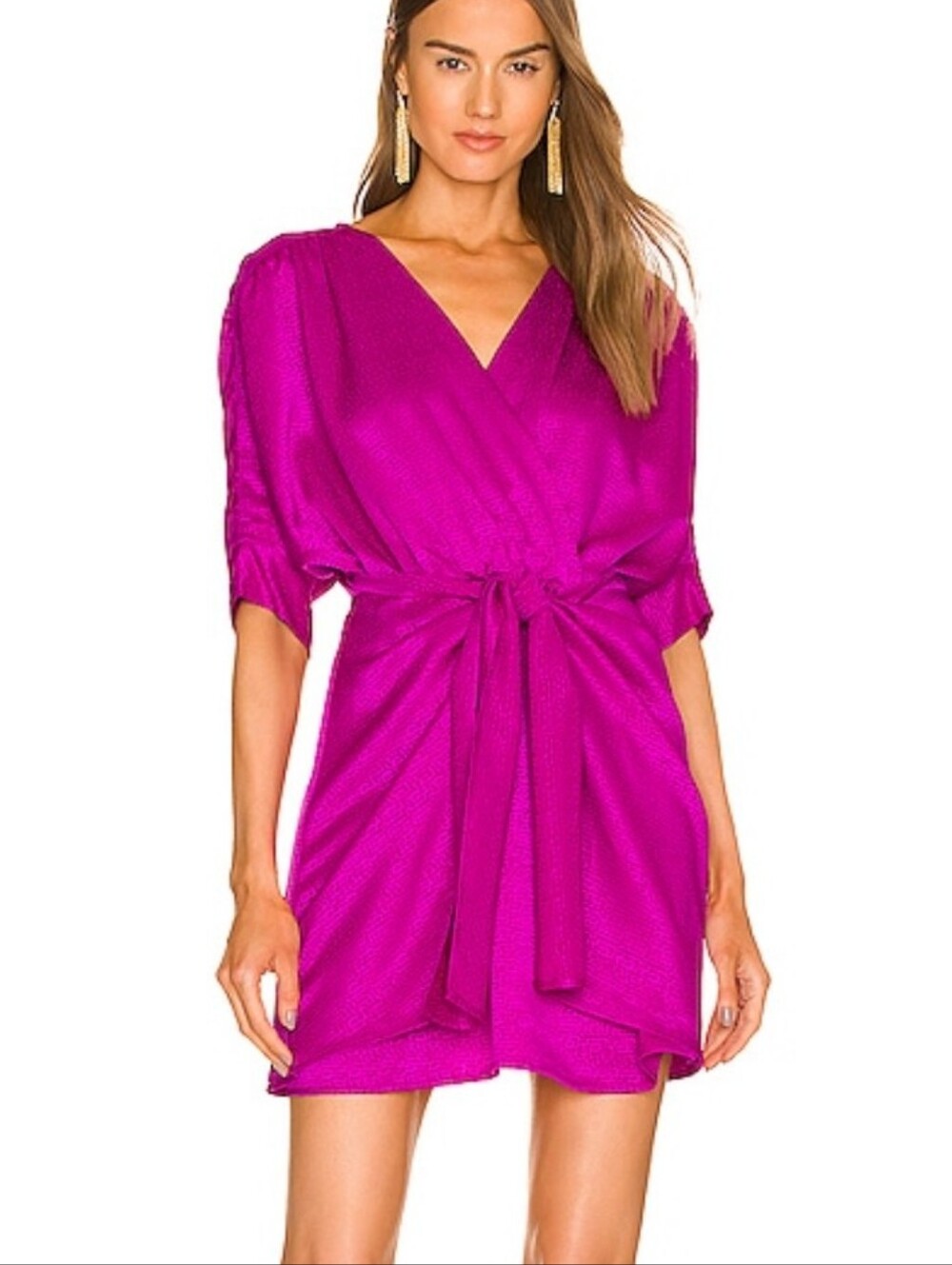 NEW Sami Mini Dress by Callahan in Barbie Pink fuschia size small